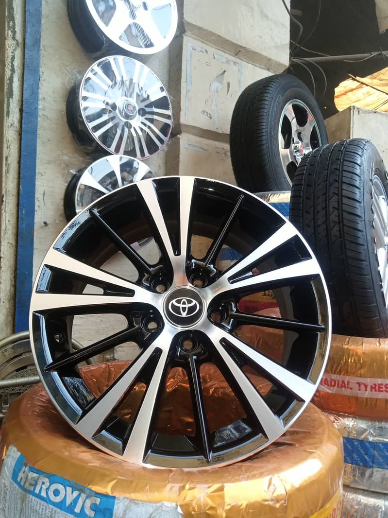 BRANDE NEW RIMS FOR TOYOTA COROLLA 1.6 AND 1.8 6