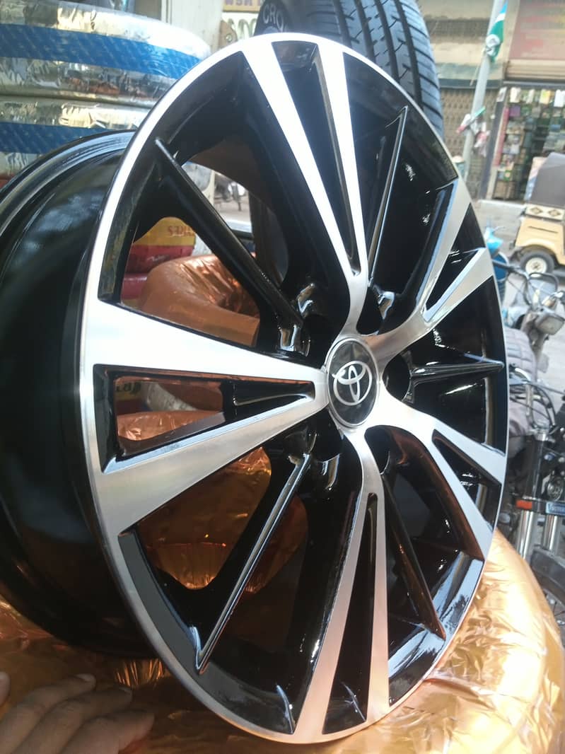 BRANDE NEW RIMS FOR TOYOTA COROLLA 1.6 AND 1.8 9