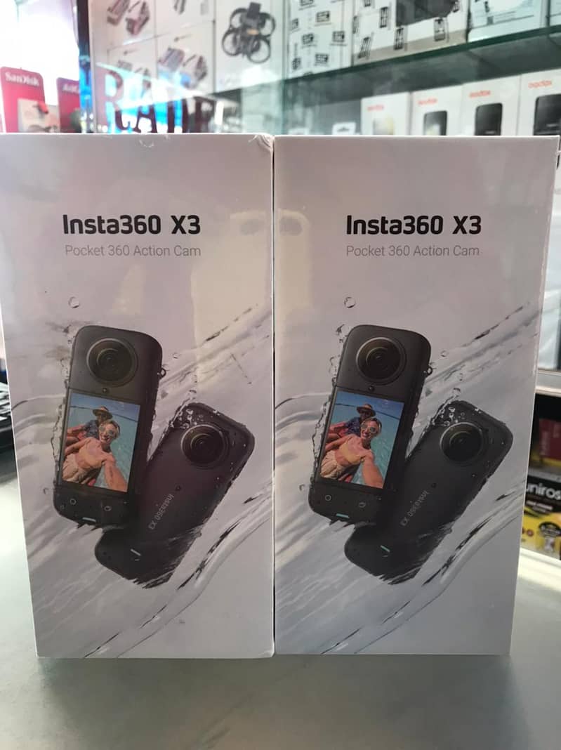 Insta360 X3 72MP Waterproof 5.7K 360° Screen Action Travel Camera 2