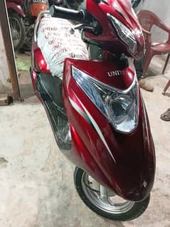 united scooty available contact at**03004142432** 0