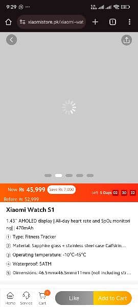 Xiaomi watch S1 black 6