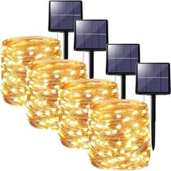 Solar String Lights Outdoor, kolpop4 Packs156Ft/480LED a1552