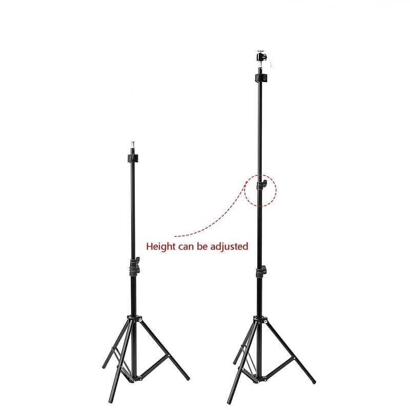 26CM ringlight with 7 feet stand and phone holder- 3 Colour Light Shad 1