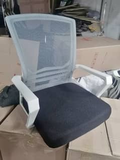 Low back White Chinese Chair/Office Chair/Workstation Chair/Chair