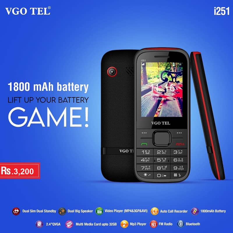 Vgo Tel Keypad Mobile Phone Available different models 6