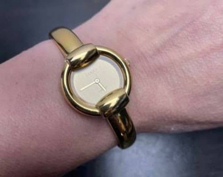 original gucci imported gold plated watch 3