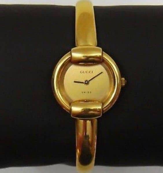 original gucci imported gold plated watch 6