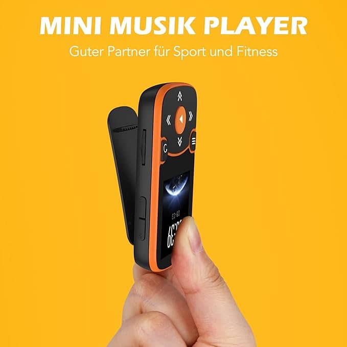 AGPTEK MP3 Player Bluetooth 5.0 Sport 32GB with 1.5 Inch a77 3