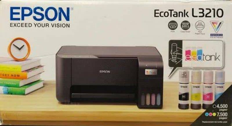 Epson L - 3210  Color  Printer  # Box Pack # 0