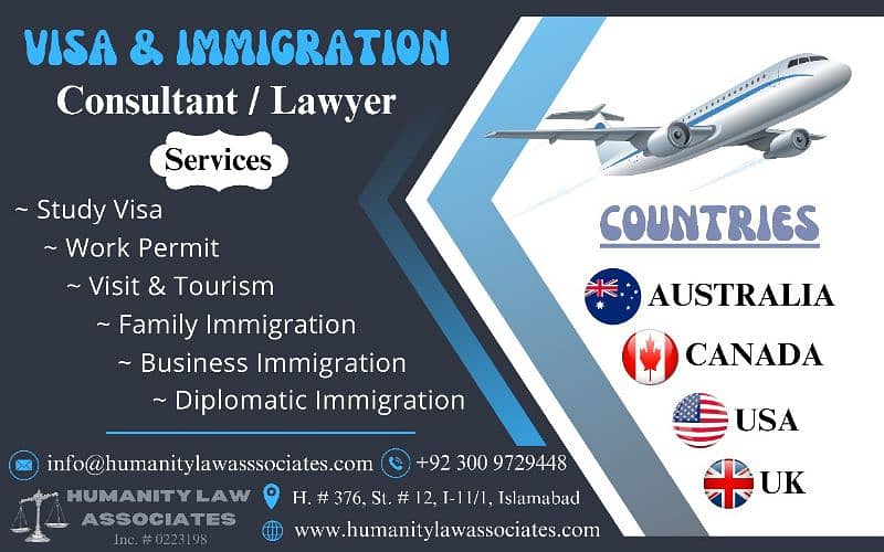 Visa and Immigration Consultant, Lawyer, Contracts and Legal Drafting 0