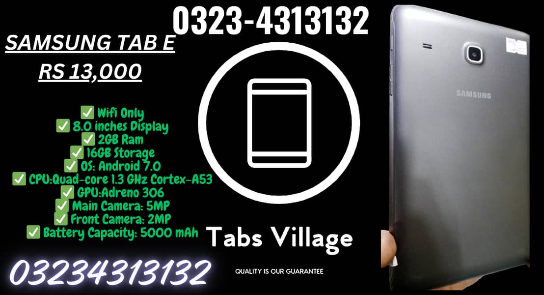 8" Tab 3GB RAM 32GB ROM box & 1 year warranty Cheap Tablets in Lahore 15