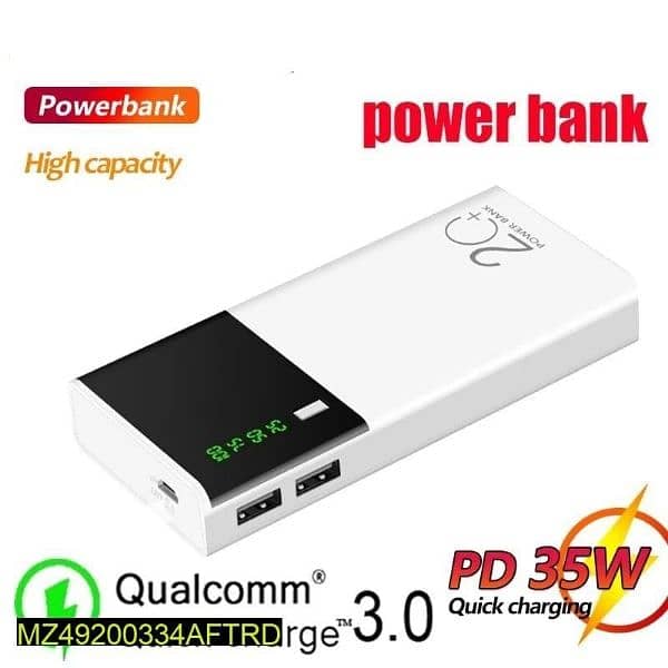 Power Bank Portable 10000mah Type-C  (Delivery Free All Over Pakistan) 1