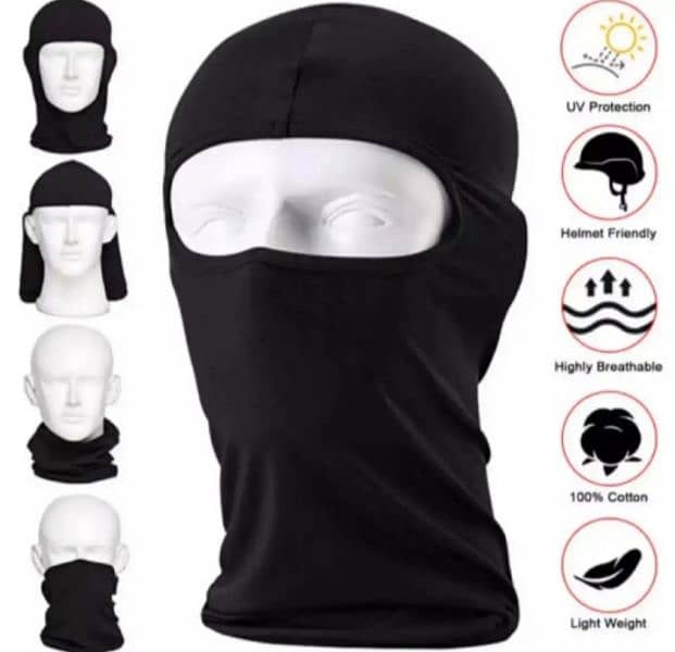 full face ninja style silky soft mask delivery all Pakistan 2