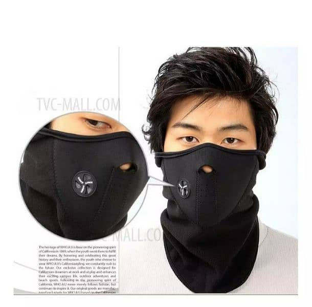 half face stylish face mask for riding dust proof delivery all Pak 2