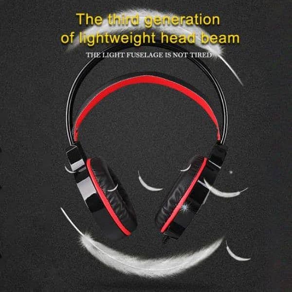 PolyGold PG-6920 Gaming Headset USB Wired LED Headset with Microphone 5