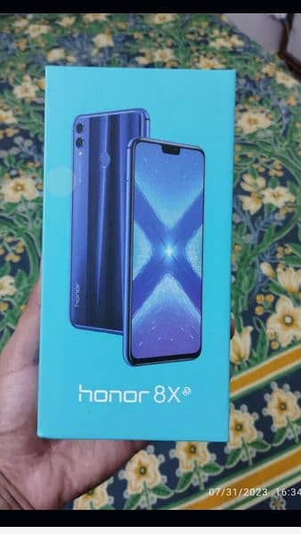 Honor 8x with box charger lush condition 2