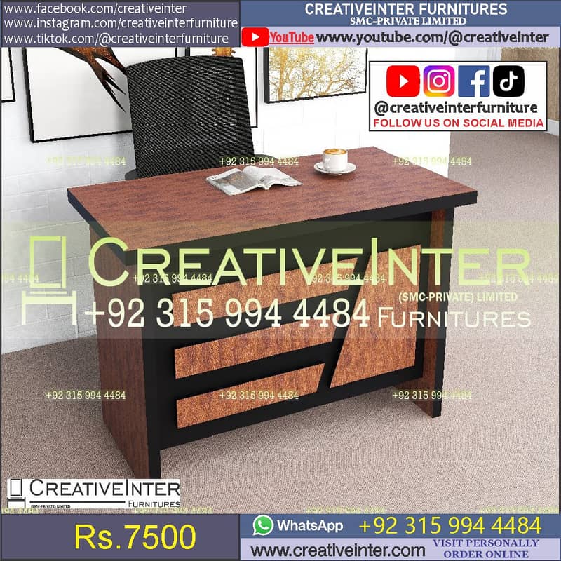 Office table Executive Chair Conference Reception Manager Table Desk 9