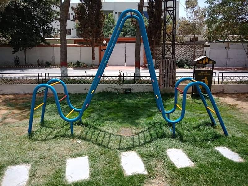 Fiber slide swing/park swing/seesaw jhola garden outdoor/swing jhula 3