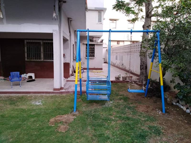 Fiber slide swing/park swing/seesaw jhola garden outdoor/swing jhula 12