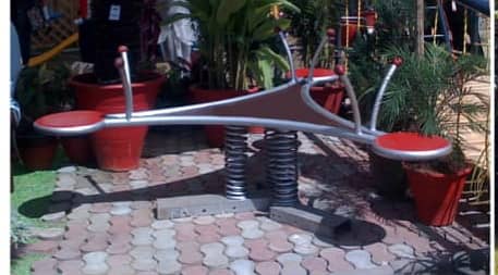 Fiber slide swing/park swing/seesaw jhola garden outdoor/swing jhula 13