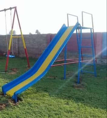 Fiber slide swing/park swing/seesaw jhola garden outdoor/swing jhula 14