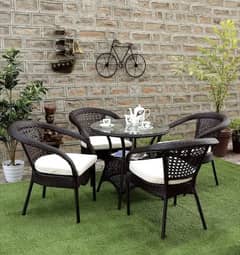 Rattan Chairs, Garden Lawn Outdoor cafe restaurant furniture rooftop