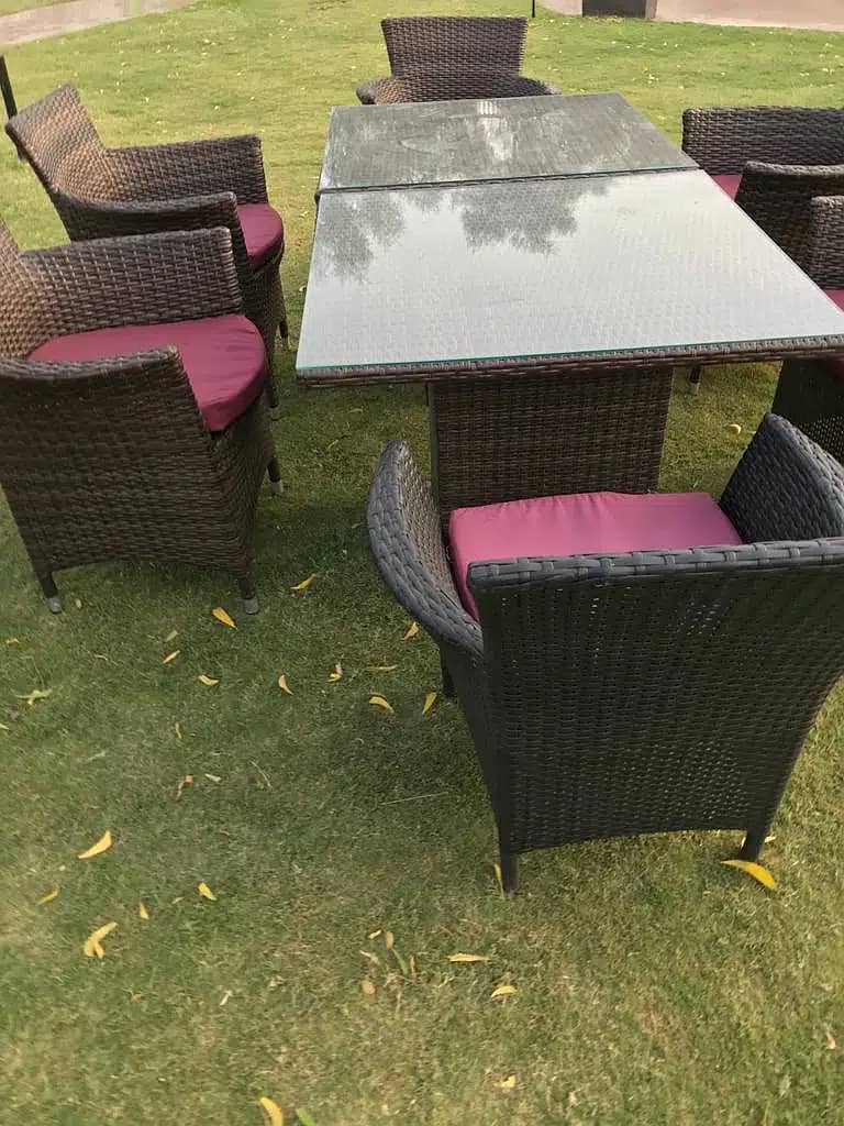 Rattan Chairs, Garden Lawn Outdoor cafe restaurant furniture rooftop 18