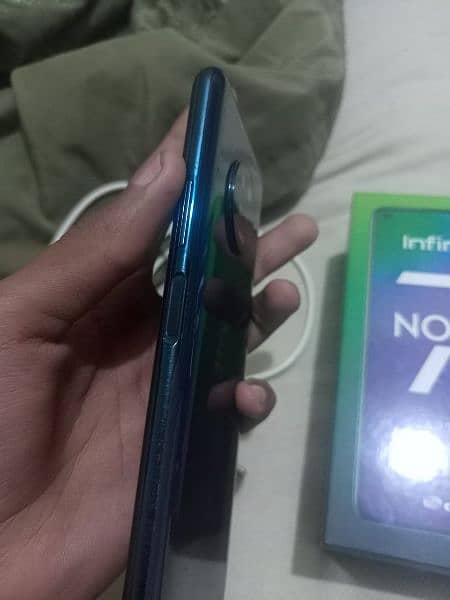 Infinix Note 7(6,128) with box and china charger mobile no open repair 4