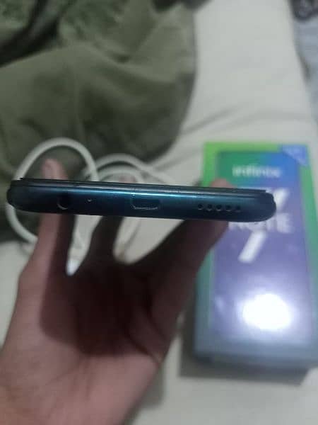 Infinix Note 7(6,128) with box and china charger mobile no open repair 6