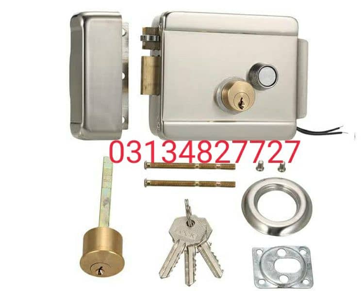 home security Electric Main gate Door lock 12v magnetic coil Door lock 0