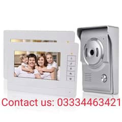Home security Video Door bell Intercom interphone and door lock