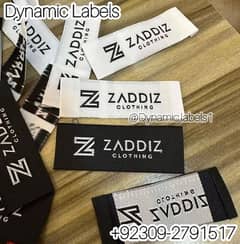 Clothing Tags Woven Labels Fabric labels Satin labels printed labelTag 0
