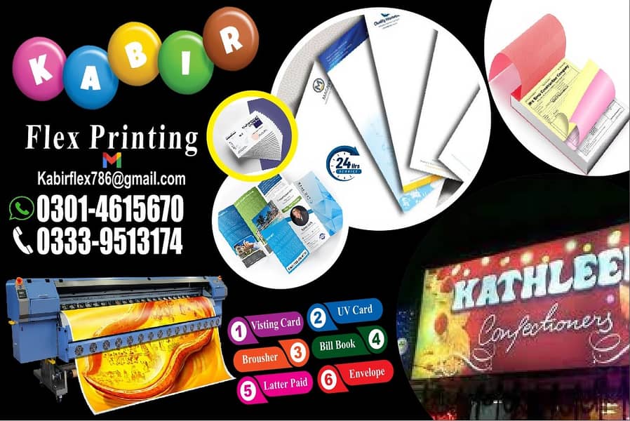 Flex Printing, Banners Printing, sign board, LED 3D backlight board 6