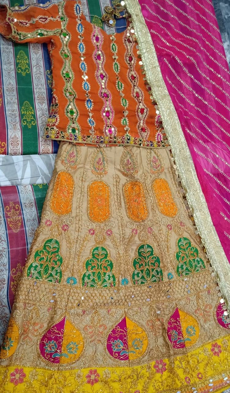 Mehndi Bridal dress 1