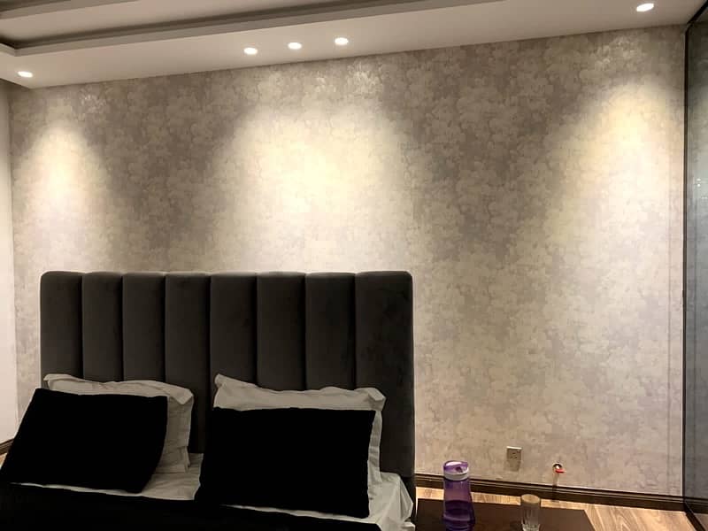 wallpaper and pvc panelling 0