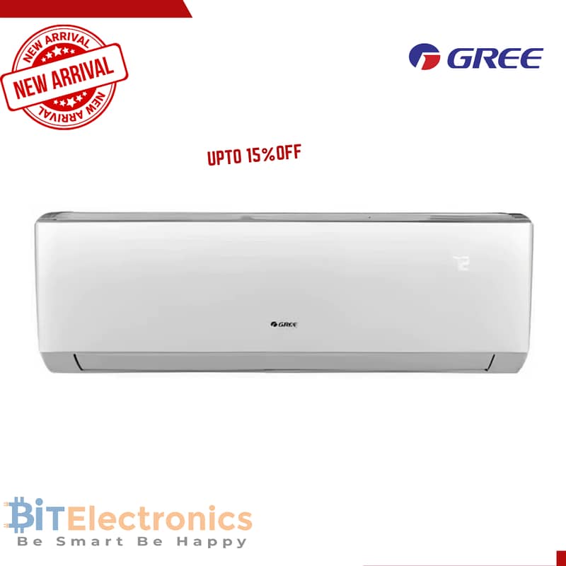 GREE 1.5 Ton Inverter Split AC GS-18PITH11S (New Model – Silver) 1