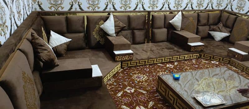 majlis sofa/Arabic Majlis/Arbi Sofa/ running foot 03044333349 0