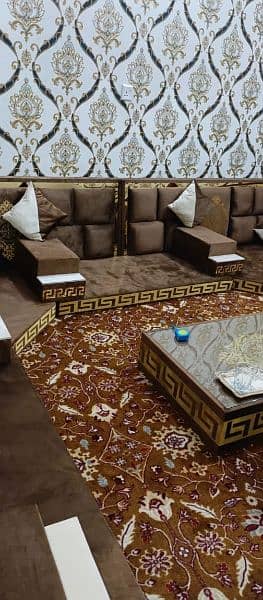 majlis sofa/Arabic Majlis/Arbi Sofa/ running foot 03044333349 2