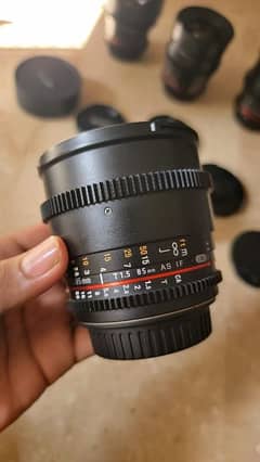 Samyang cine lens kit 1.5