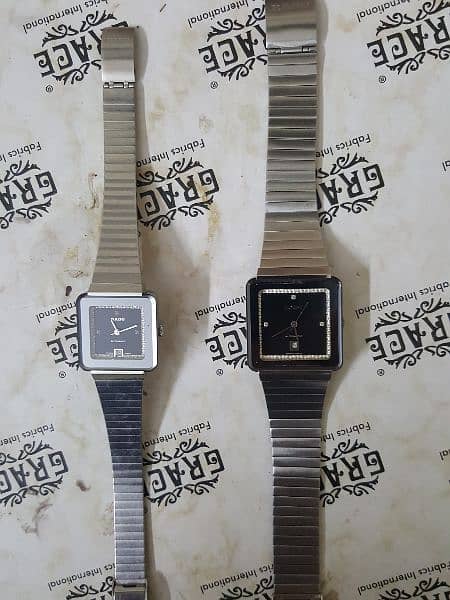 Rado Couple/pair Ladies & Gents Automatic wrist watch. 2