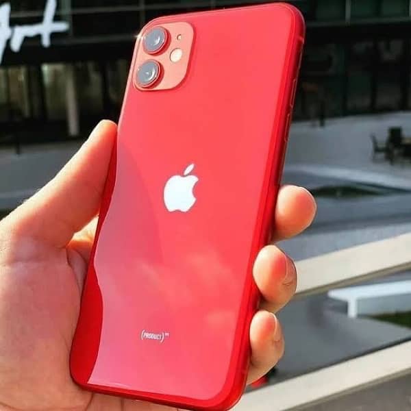 iphone 11 10/10 condition red colur non active 1