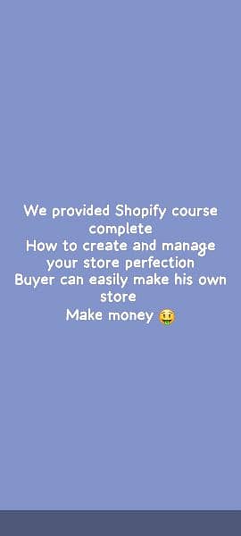 Shopify course