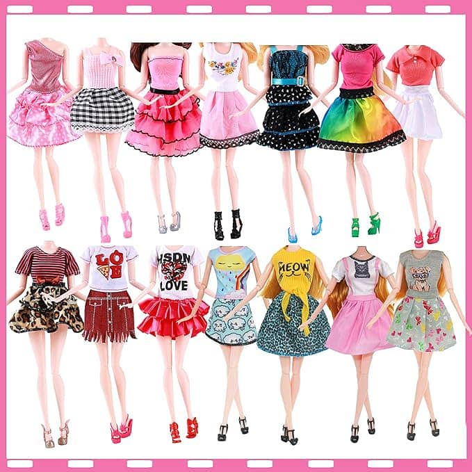 38 Clothes for Barbie Dolls Accessories, c190 1