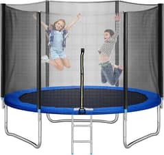 Trampoline 10FT for Kids Adults with Enclosure Net Exercise Trampoline 0