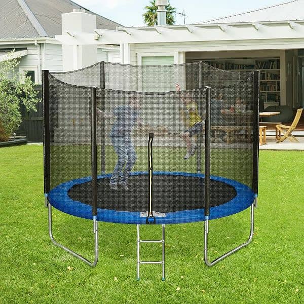 Trampoline 10FT for Kids Adults with Enclosure Net Exercise Trampoline 9