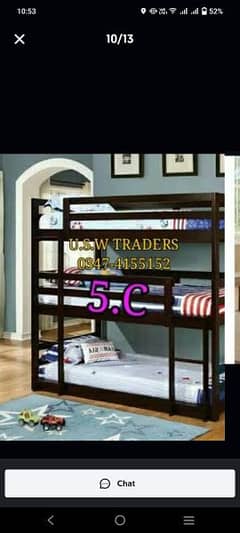 Bunk beds double triple export quality available stock