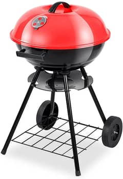 Football Sytle Bar B Que Grill and Oven with Moving Stand