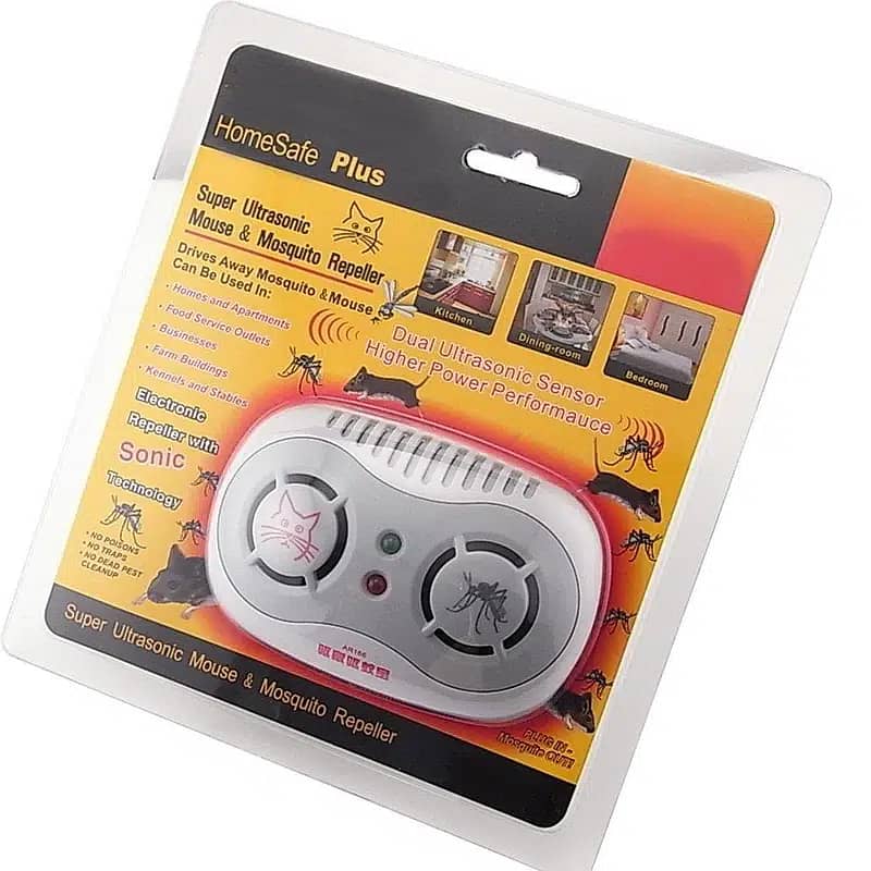 Dual Ultrasonic Mouse & Mosquito Repellent 2