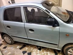 santro car aqua silver colour