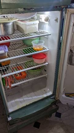 Pel Crystel fridge 2 door medium size normal condition
